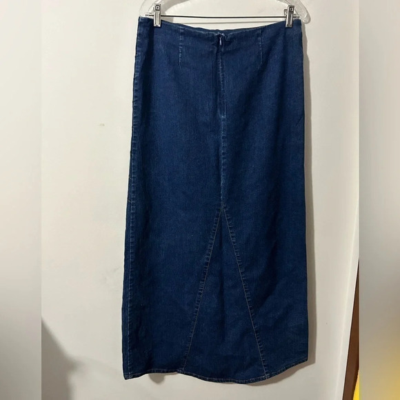 Vintage Nevada Maxi  Jean Skirt - Picture 2 of 3